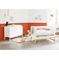 Babyzimmer 093466x Bridge - Eschefarben/Weiß, Design, Holz/Holzwerkstoff - Pinolino