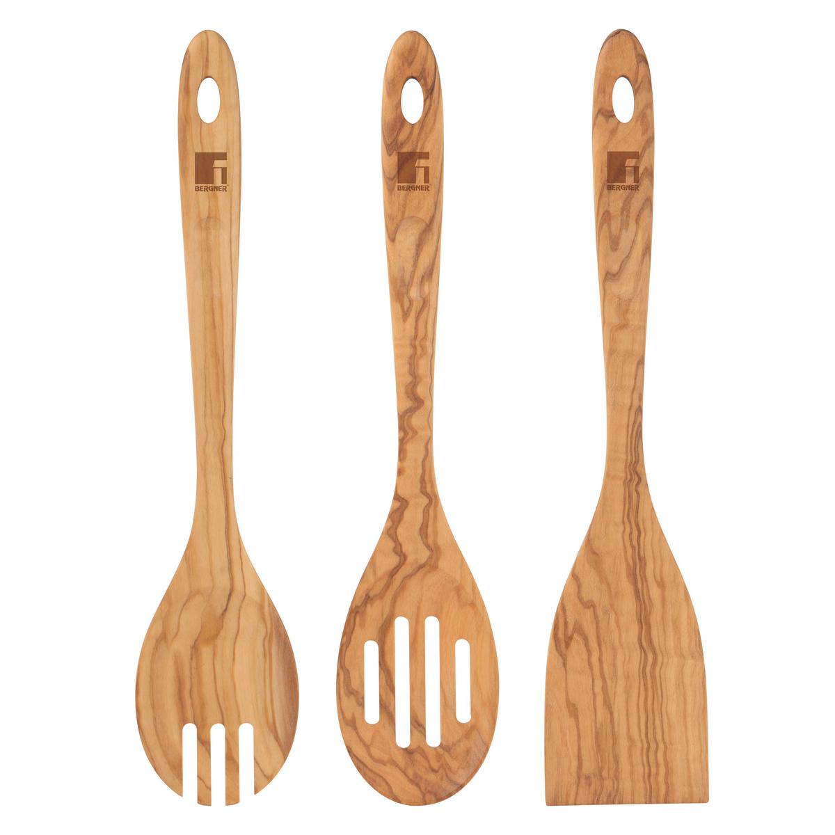 Küchenhelferset Utensils Kernbuche 3-teilig - Kernbuche, Basics, Holz (26/2,1/36cm)
