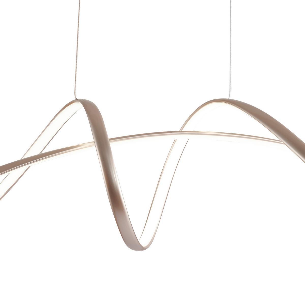 Hängeleuchte 5050/s H: 120 Cm Silberfarben - Silberfarben, Design, Metall (92/29/120cm)