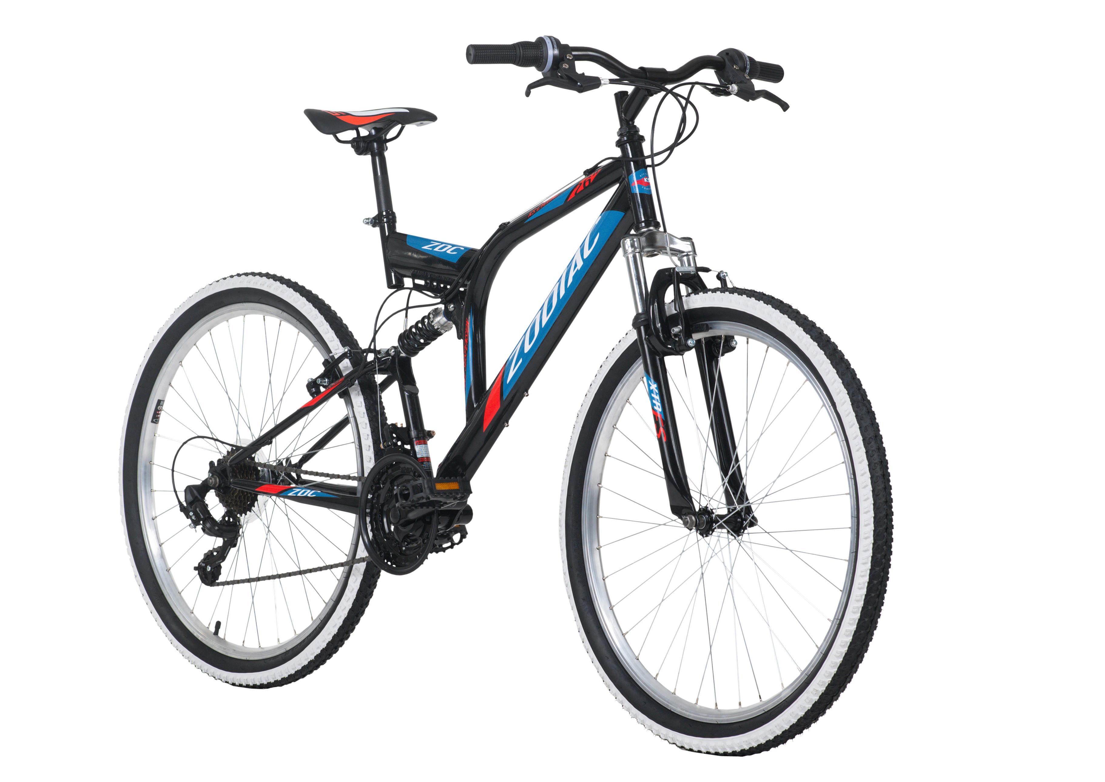 Mountainbike Fully 26 Zoll Zodiac 21 Gänge - Schwarz, Basics, Metall (180/70/100cm) - KS Cycling