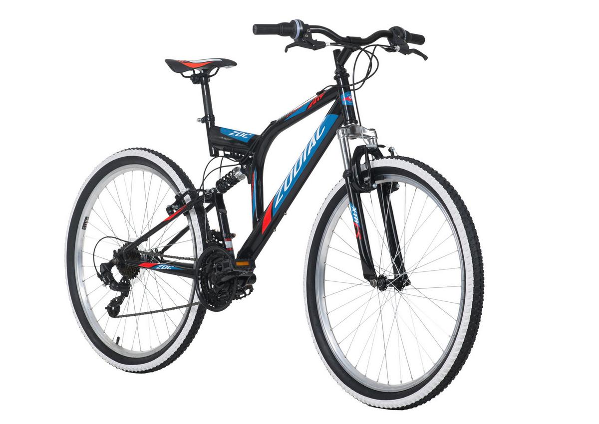 Mountainbike Fully 26 Zoll Zodiac 21 Gänge - Schwarz, Basics, Metall (180/70/100cm) - KS Cycling