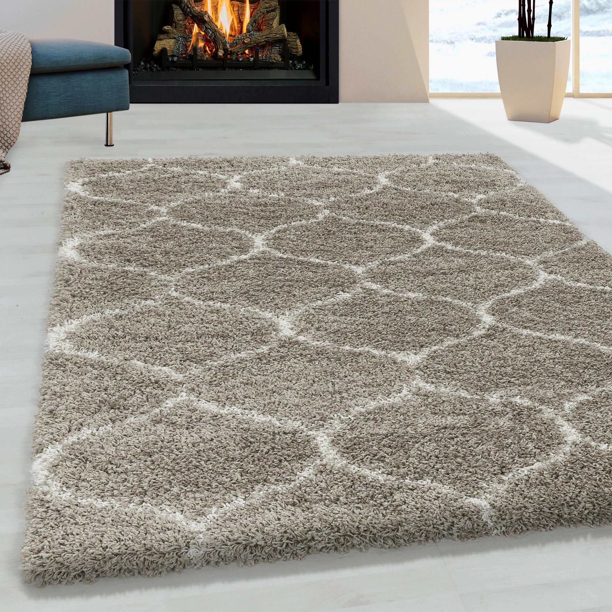 Webteppich Beige Naturfaser Salsa 240x340 cm - Beige, Design, Textil (240/340cm)
