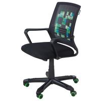 Drehstuhl Minecraft - Schwarz, MODERN, Kunststoff/Textil (63/92/111,5/60cm) - Minecraft