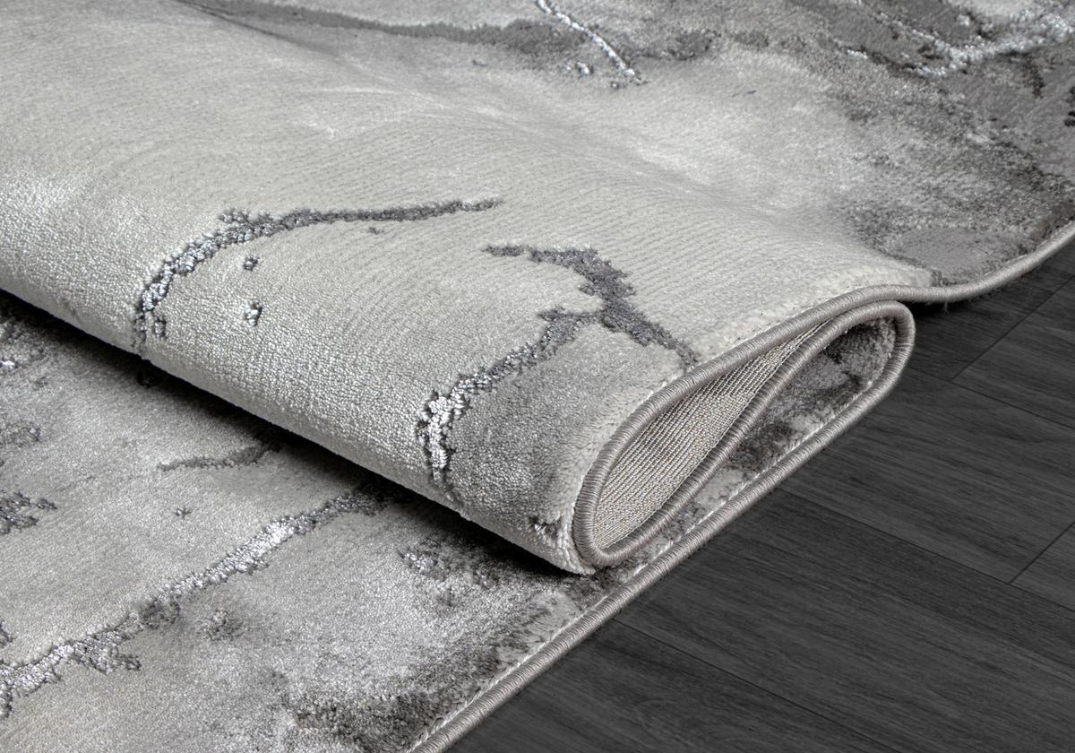 Webteppich Craft - Grau, KONVENTIONELL, Textil (80/150cm)