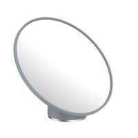 Kosmetické zrcátko Chris - šedá, Moderní, kov/plast (19,9/17,2/13,3cm) - Premium Living