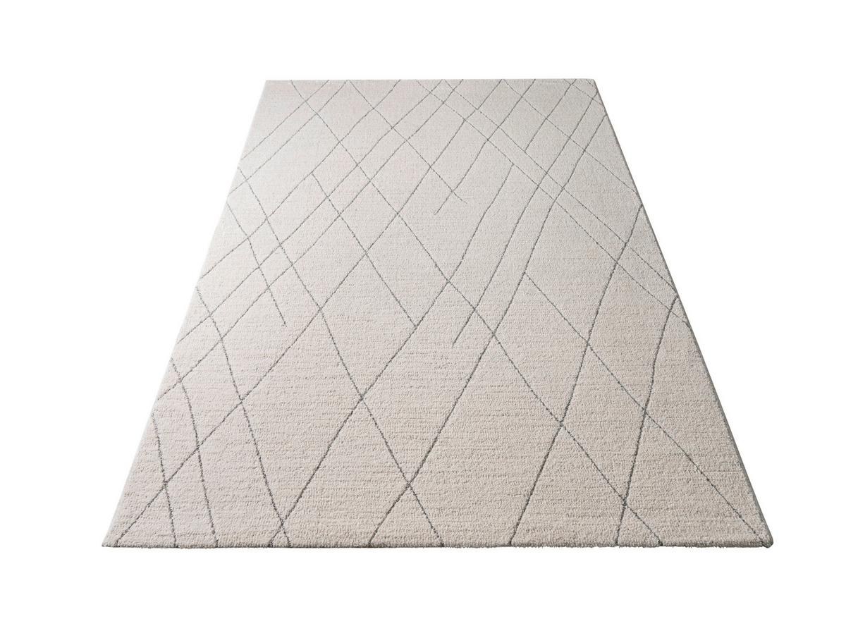 Webteppich Creme/beige Rita 80x150 Cm - Beige/Creme, ROMANTIK / LANDHAUS, Textil (80/150cm) - James Wood