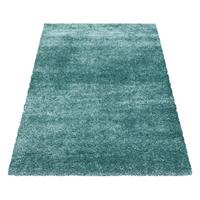 Koberec s vysokým vlasem běhoun BRILLIANT 80x250cm - světle modrá, Basics, textil (80/250cm)