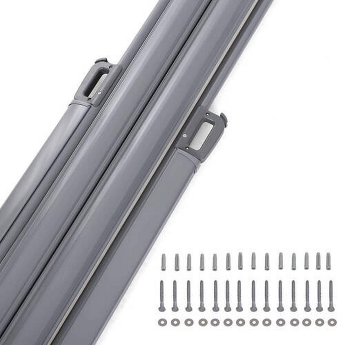 Markise Anthrazit BxH: 600x180 cm - Anthrazit, Basics, Textil/Metall (300/300/180cm) - Modante