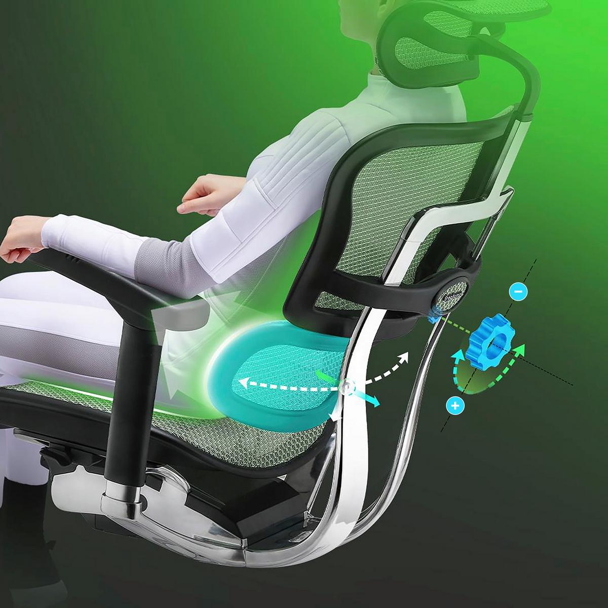 Drehstuhl Ergohuman Plus Schwarz B: 76 cm - Schwarz, MODERN, Leder/Kunststoff (76/119 - 138/64cm) - MID.YOU