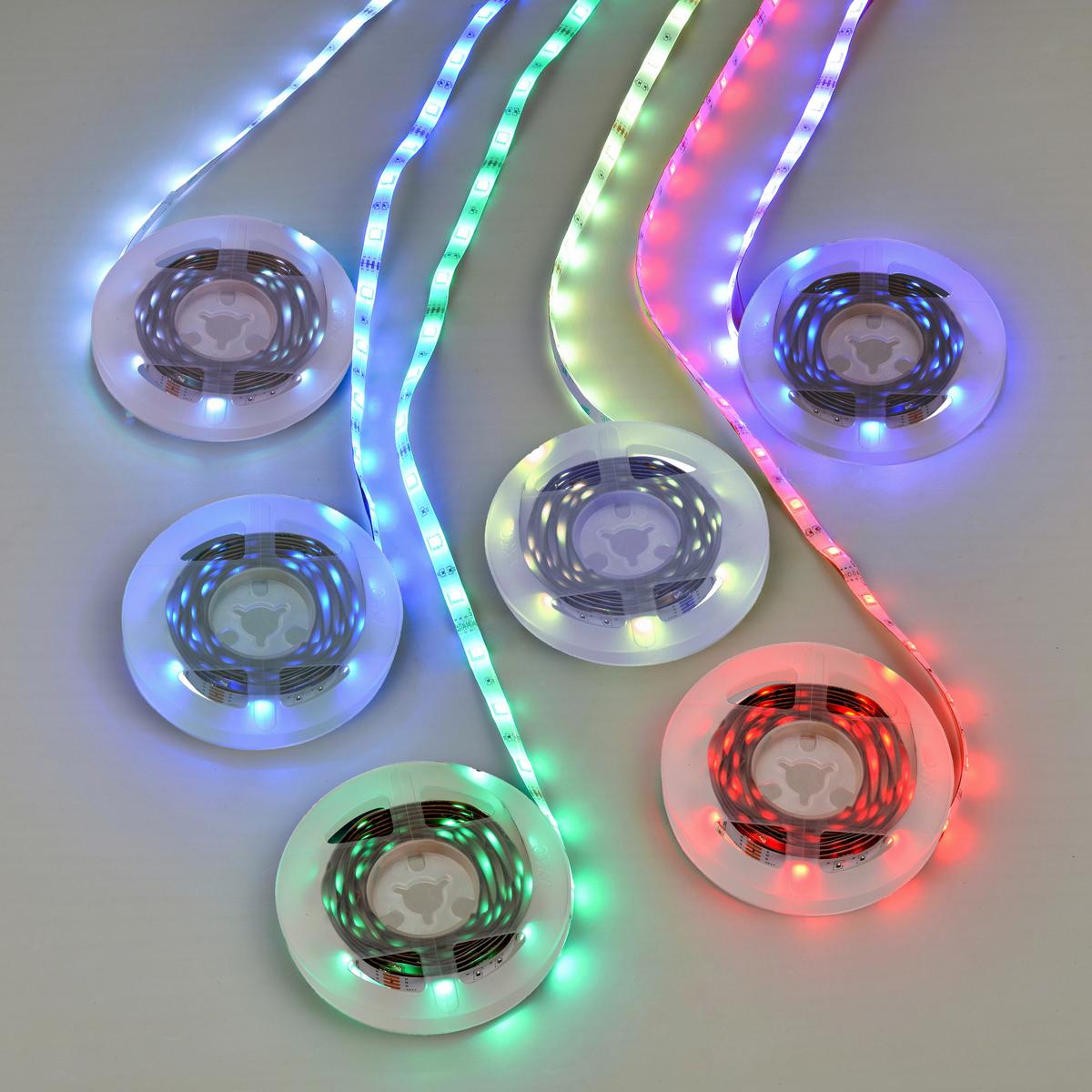 LED páska Jomin, 300 cm - bílá, plast (300cm) - Mömax