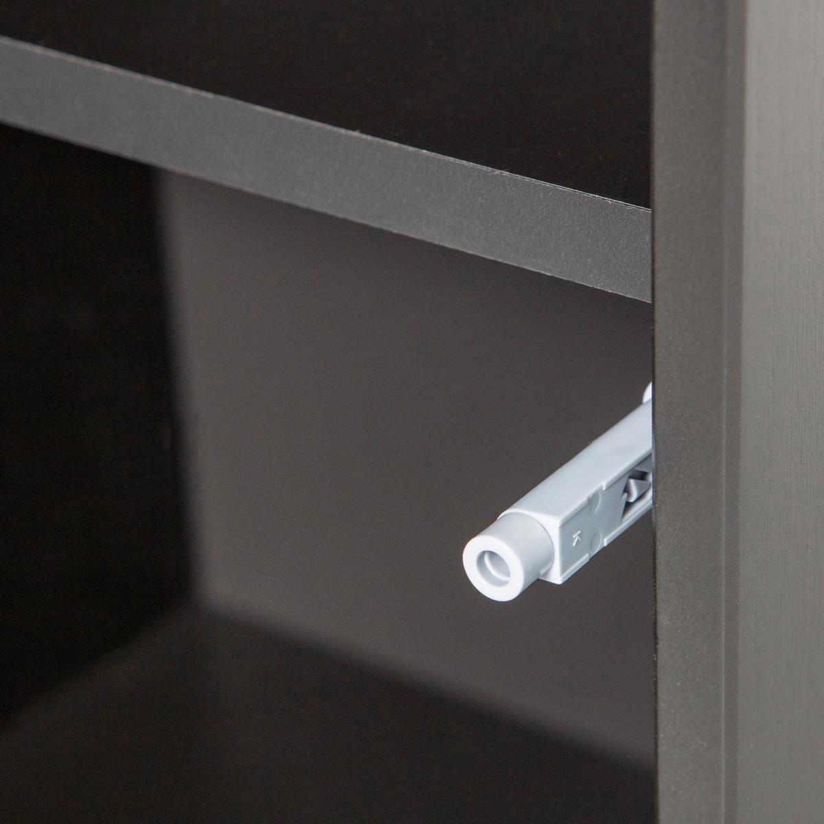 Mehrzweckschrank Teun Schwarz B: 44 Cm - Schwarz, Design, Holz (44/188/35cm) - Livetastic