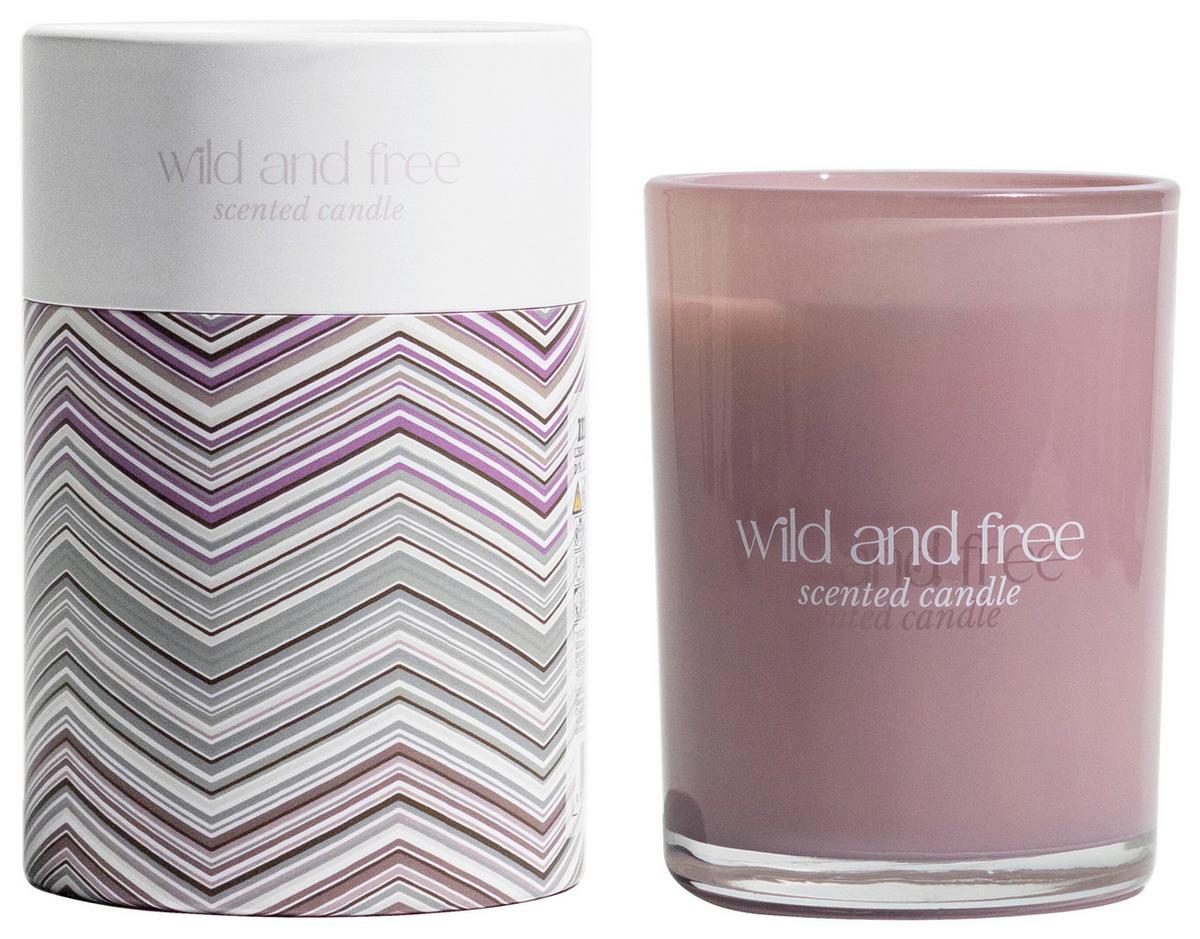 VONNÁ SVIEČKA LIBELLA - šalviovozelená, prírodné materiály/sklo (8/10,6cm) - Modern Living