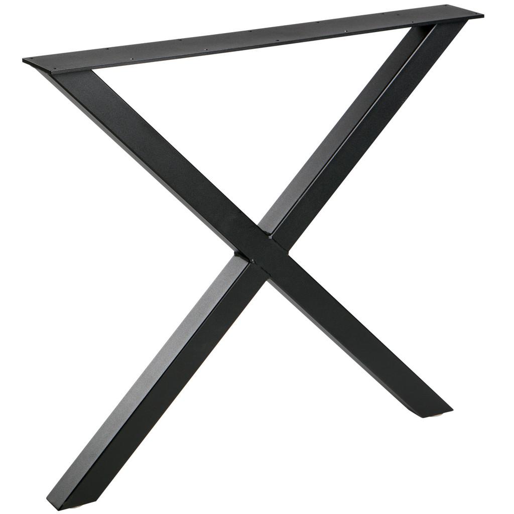 TISCHGESTELL Tablo Schwarz B: 79cm