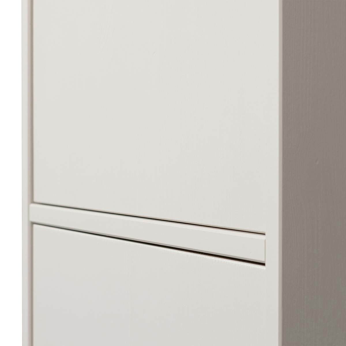 Mehrzweckschrank Meggy Grau B: 55 cm - Grau, Design, Holz (55/215/40cm) - Livetastic