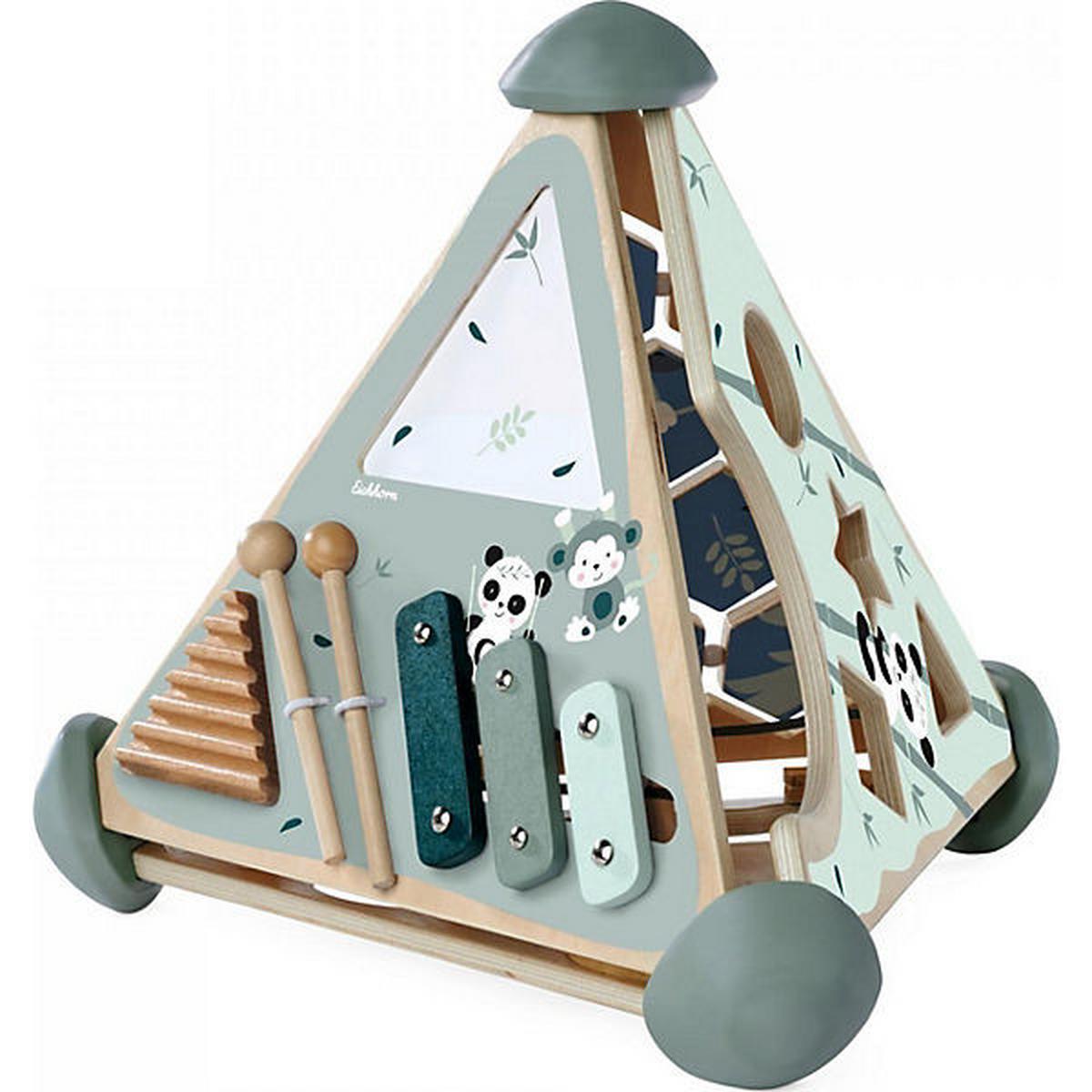 Spielcenter Pyramide 16-Teilig. - Multicolor, Basics, Holz (33/33/38cm) - Simba