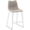 Tresenstuhl My Solo - Edelstahlfarben/Hellgrau, KONVENTIONELL, Textil/Metall (49/99/51cm) - Livetastic