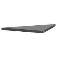 Eckwandboard Skate B:35cm Anthrazit - Anthrazit, MODERN, Holzwerkstoff (35/1,8/35cm)