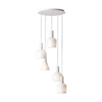 Hängeleuchte 39142_pascoa - Weiß, Design, Glas/Metall (50/150cm) - Eglo