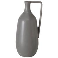 Vase Naimo, V: 36cm - šedá, Moderní, keramika (14/36cm) - Premium Living