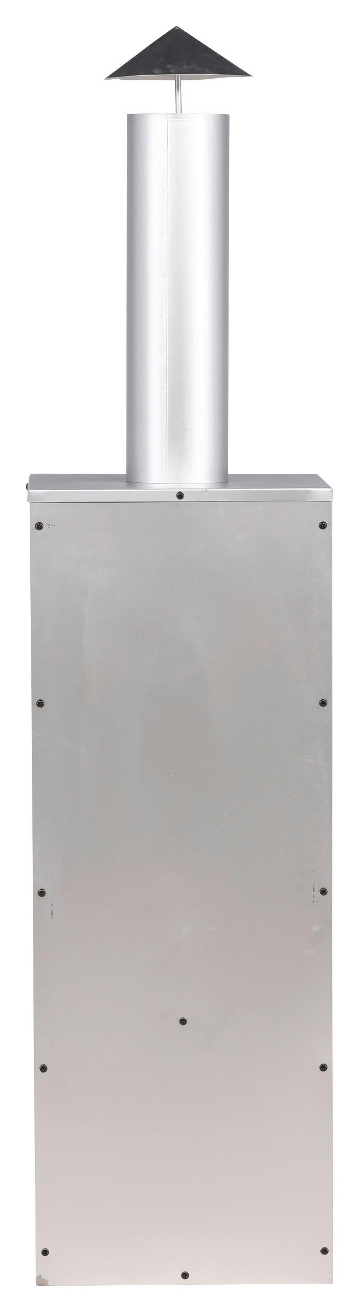 Feuerstelle Makarima - Silberfarben, KONVENTIONELL, Metall (45/199/45cm) - Gardenson