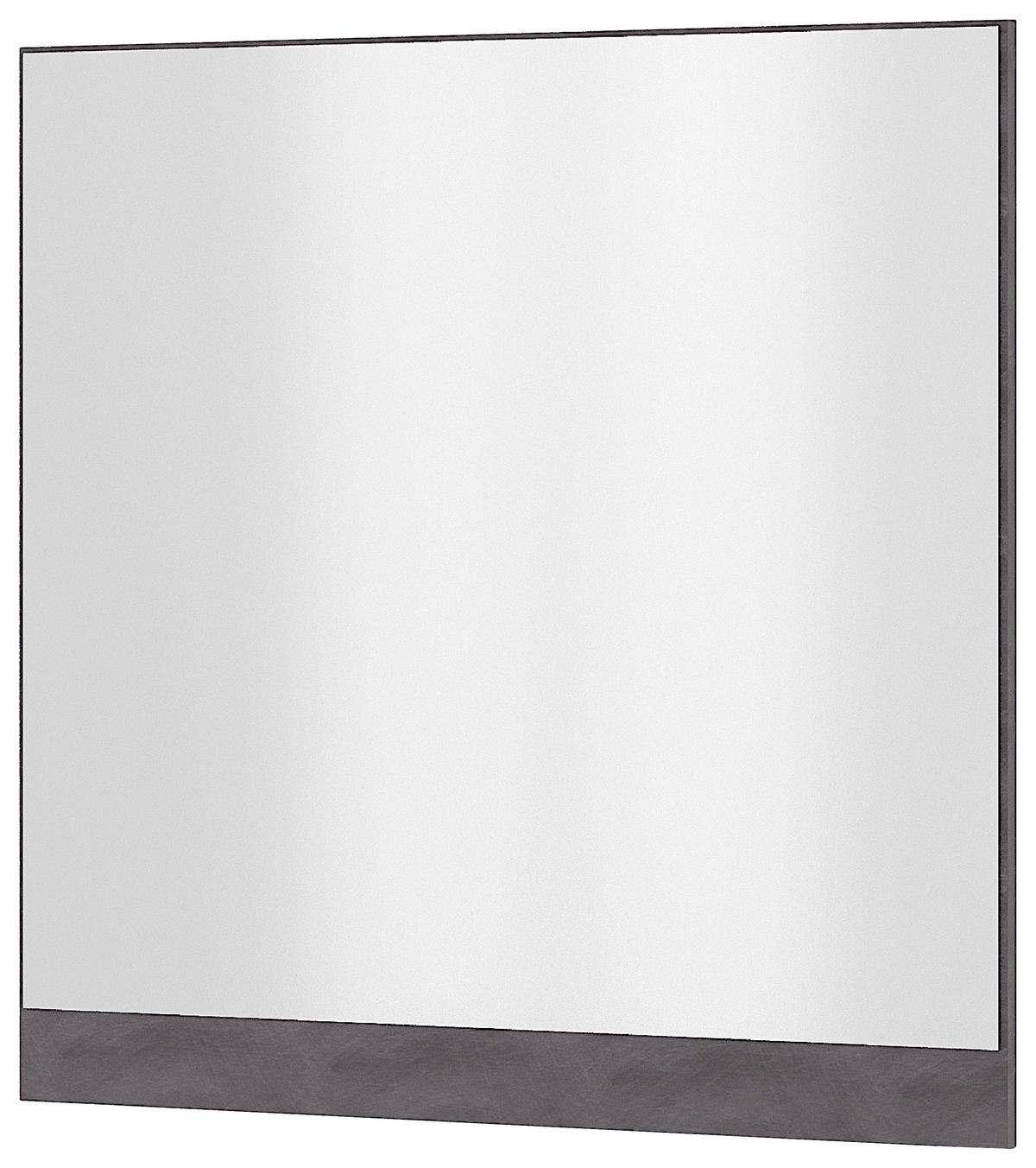 Wandspiegel Luna 2 - Graphitfarben, Design, Glas/Holzwerkstoff (88,9/85/2cm) - MID.YOU