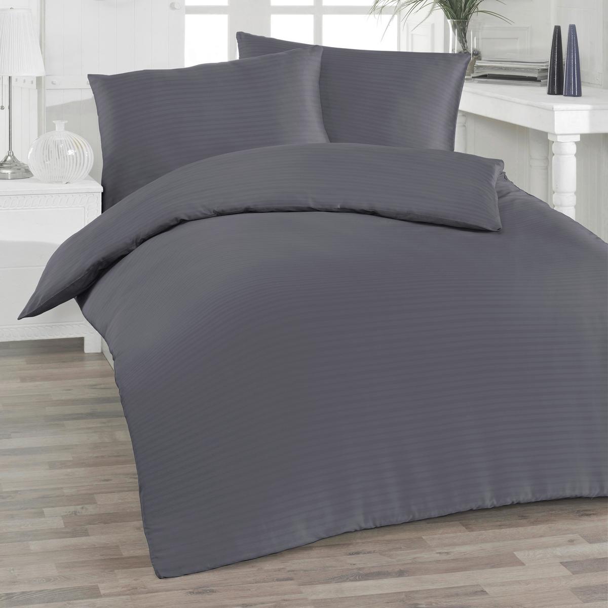 POSTEĽNÁ BIELIZEŇ SERZ.005.9915 - antracitová, Basics, textil (140/200cm) - Florella