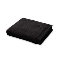 Duschtuch Superwuschel 550 G/ M⊃2 Baumwolle Schwarz 80x150 - Schwarz, Basics, Textil (80/150cm) - Moeve