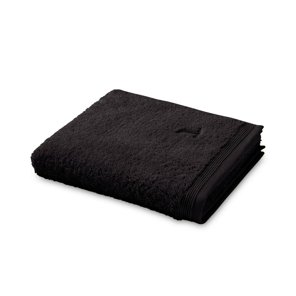 Duschtuch Superwuschel 550 G/ M⊃2 Baumwolle Schwarz 80x150 - Schwarz, Basics, Textil (80/150cm) - Moeve
