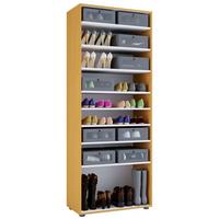 Schuhschrank Vandol Buche Dekor B: 71 Cm - Buchefarben, Design, Holzwerkstoff (71/180/37cm) - MID.YOU