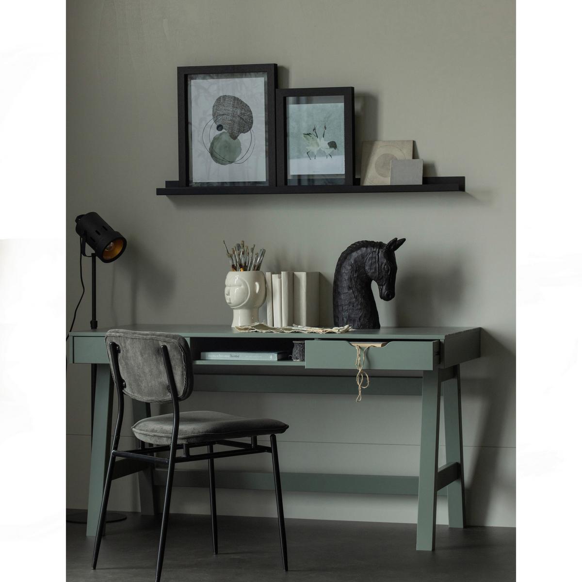 Schreibtisch Nikki Jadegrün B: 140 cm - Jadegrün, MODERN, Holz (140/62/75cm) - Livetastic