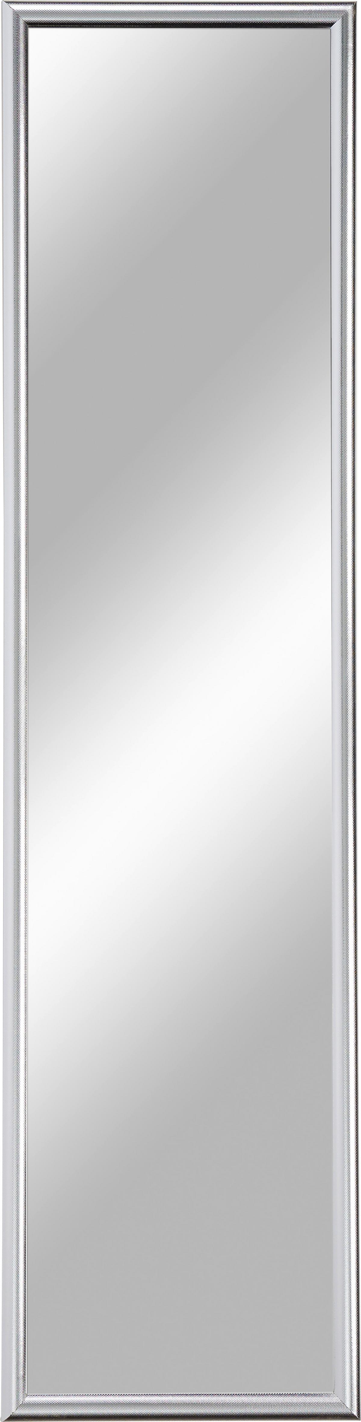 Wandspiegel Fumo Rechteckig Silberfarben B: 40 cm - Silberfarben, MODERN, Glas/Holzwerkstoff (40/160/2,15cm) - Ondega