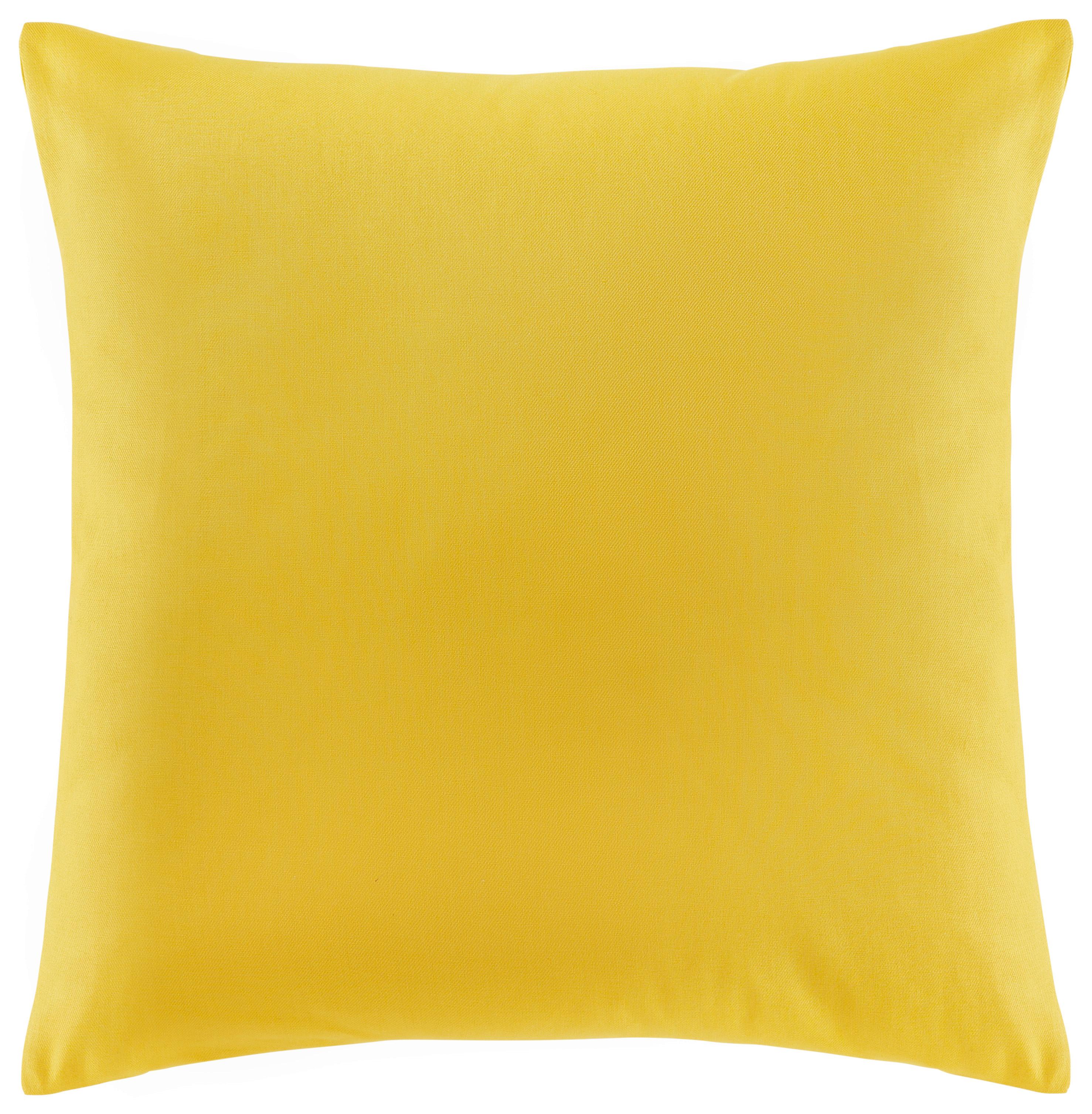 Polštář Ozdobný Zippmex,50/50cm - žlutá, textil (50/50cm) - Modern Living