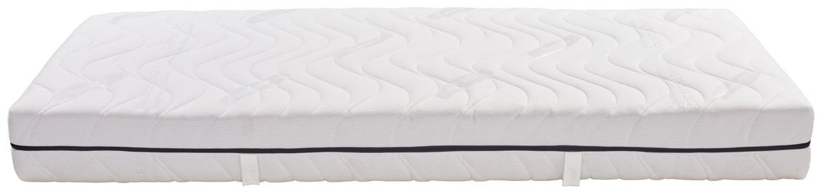 Komfortschaummatratze Comfort 90x200cm Mittelfest - Weiß, MODERN, Textil (90/200cm) - Livetastic