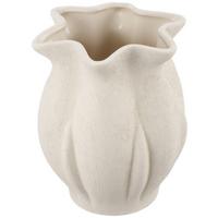 Dekovase Elke - Beige, KONVENTIONELL, Keramik (18/23cm) - Luca Bessoni