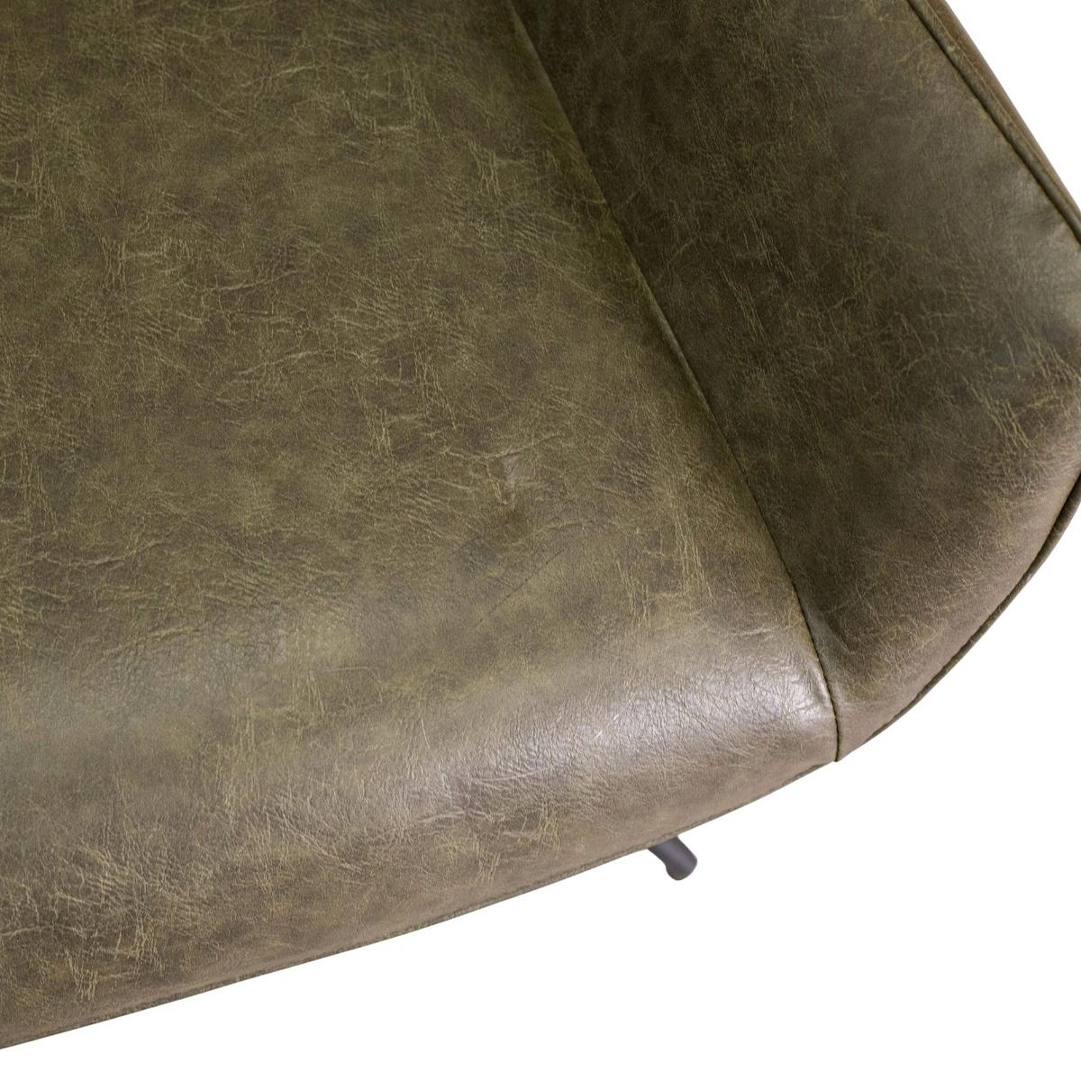 Armlehnstuhl-Set Gabi Dunklegrün - Dunkelgrün/Schwarz, KONVENTIONELL, Textil/Metall (62/82/61cm) - MID.YOU