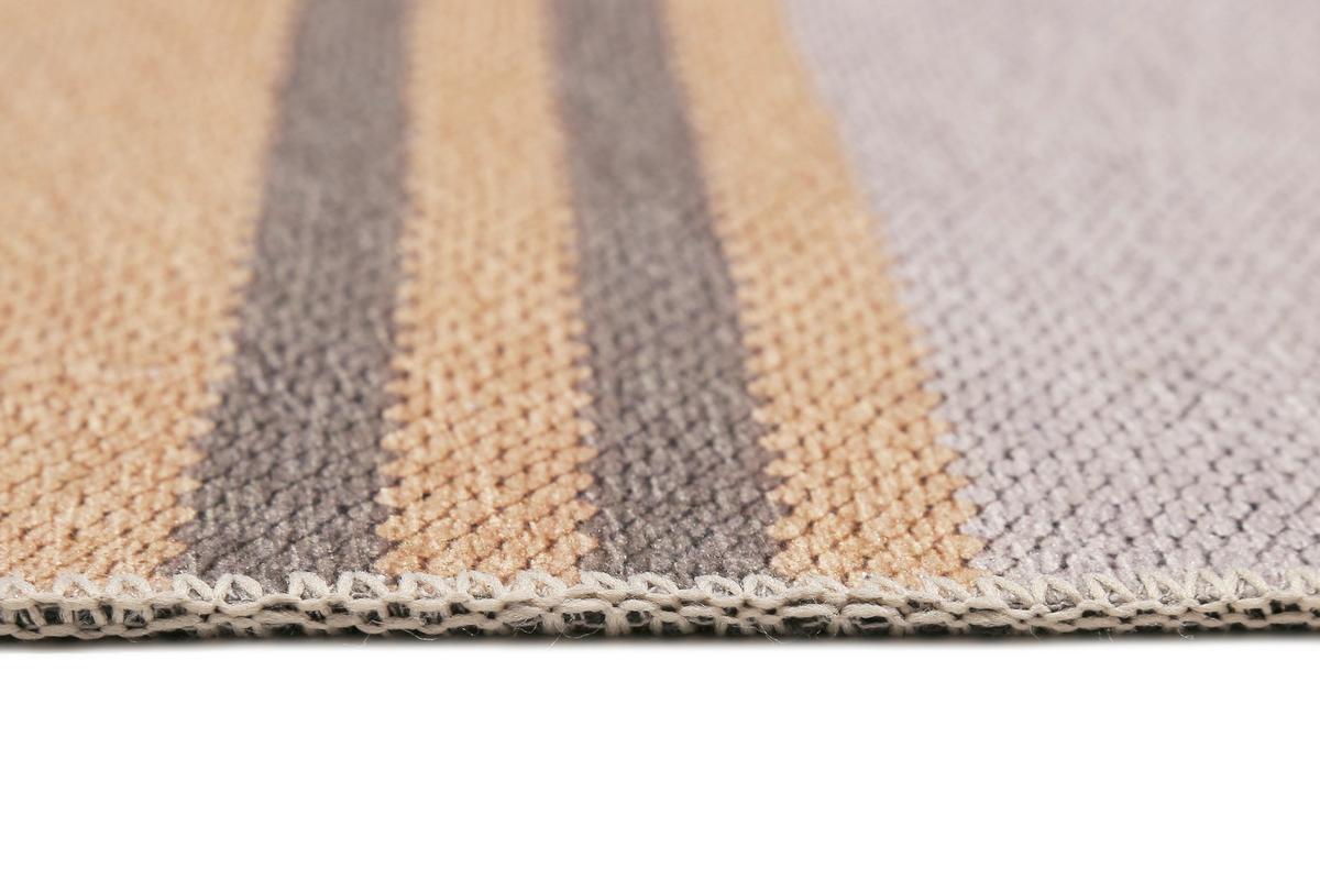 Webteppich Grau/Orange/Braun Camps Bay 80x150 cm - Braun/Orange, KONVENTIONELL, Textil (80/150cm) - Esprit