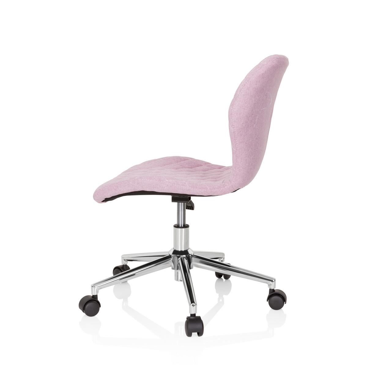 Jugenddrehstuhl Joy II Rosa - Rosa, Basics, Kunststoff/Textil (47/73-83/43cm) - MID.YOU
