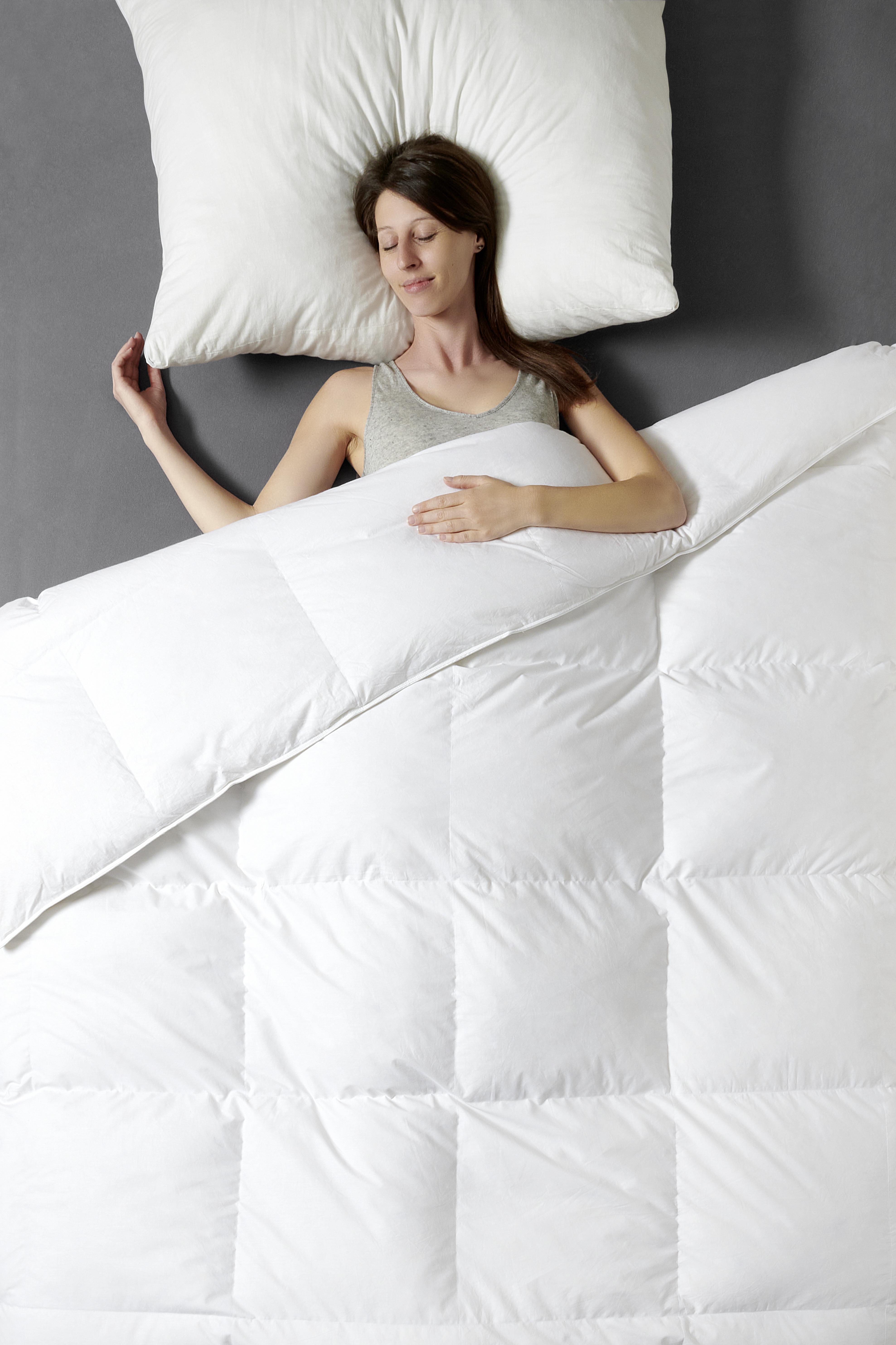 Páperová prikrývka Mili XXL, 200/220cm - biela, Konventionell, textil (200/220cm) - Premium Living