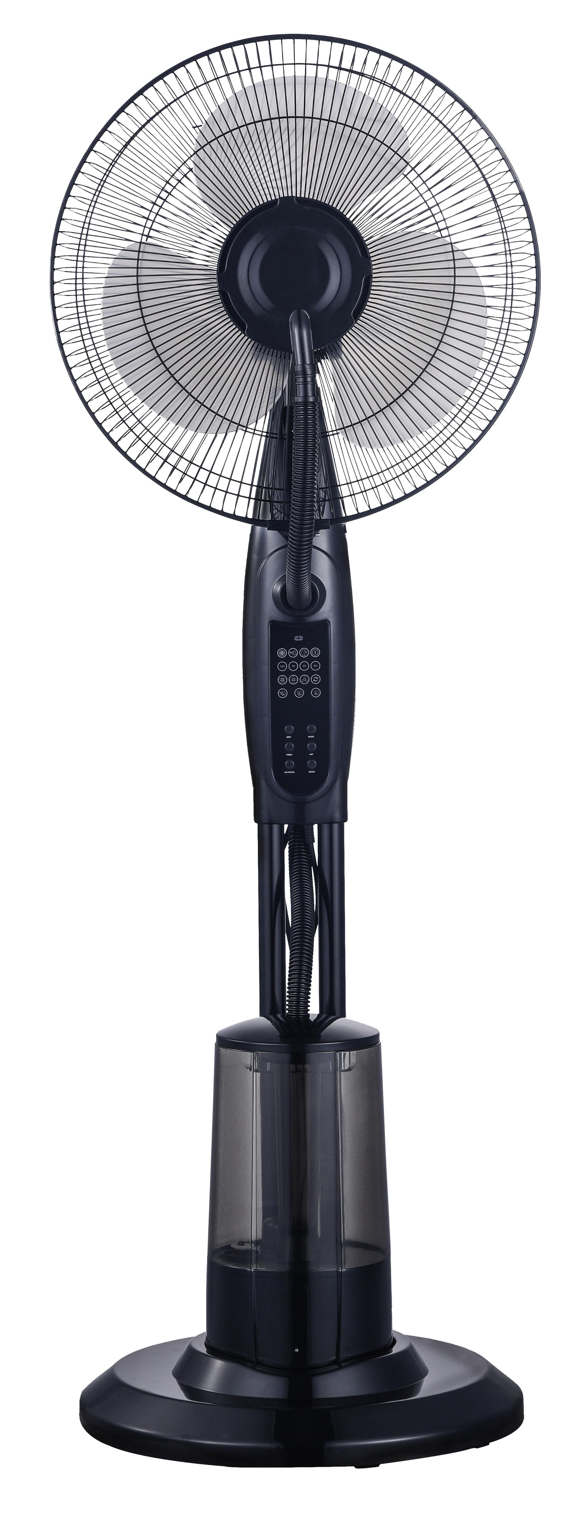 Stojanový Ventilátor Lilli, 3rýchlostí - černá, Moderní, kov/plast (40/125cm) - Insido