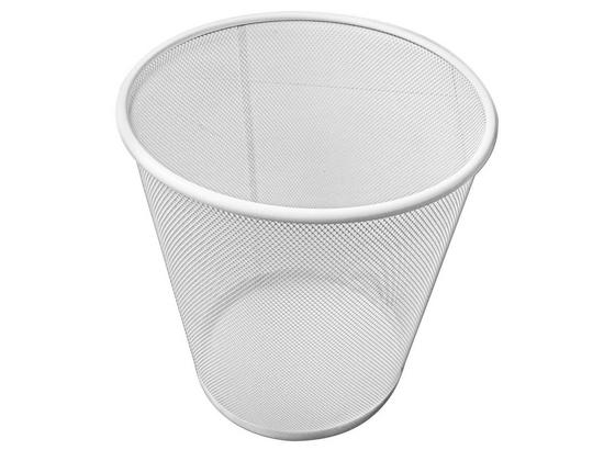 Kôš Na Papier Mesh - biela, Moderný, kov (30,5/34,5cm) - HOMEZONE Kôš Na Papier Mesh - biela, Moderný, kov (30,5/34,5cm) - HOMEZONE