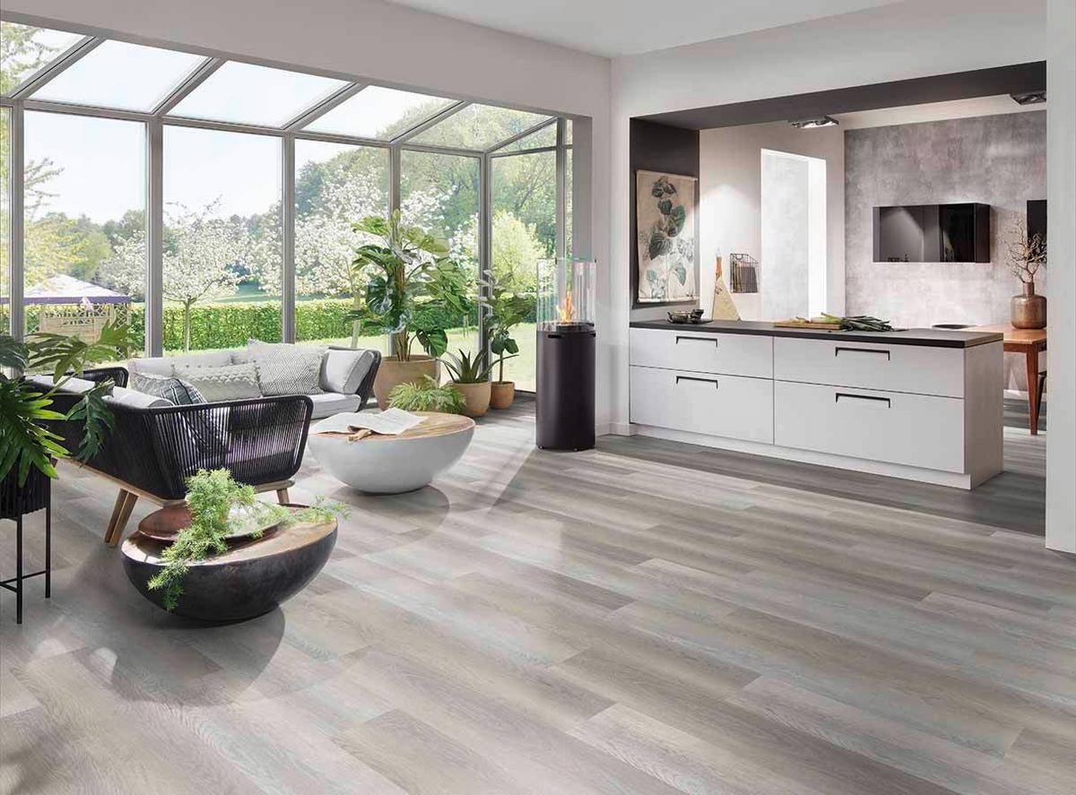Designboden Eiche Landhausdiele 6,5 Mm - Eichefarben, Basics, Kunststoff (152.4/22.8/0.65cm)