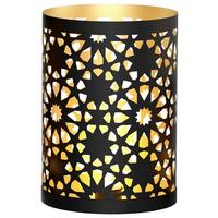 Teamécsestartó Denise - fekete/aranyszínű, Konventionell, fém (10/13cm) - Luca Bessoni