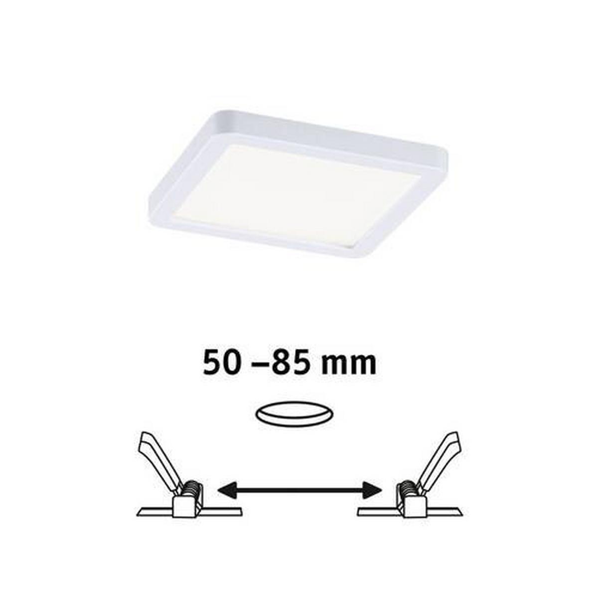 Led-paneel L: 11,8 Cm 93041 - Weiß, Design, Kunststoff (11,8/11,8/5cm) - Paulmann