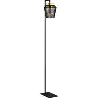 Stehleuchte 99809 Escandidos - Goldfarben/Schwarz, Design, Metall (22/31/170cm) - Eglo