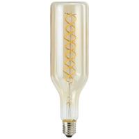 LED dekorační žárovka Diy, E27, 6 Watt - jantarové barvy, Moderní, kov/sklo (7,5/7,5/24,5cm)