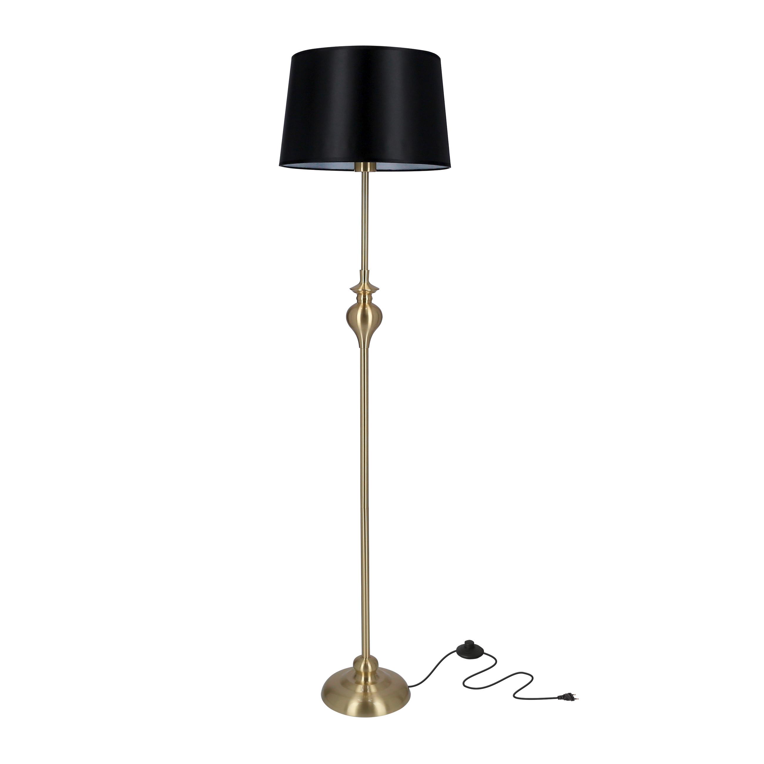 Stehleuchte Prima - Schwarz, KONVENTIONELL, Metall (35/35/135cm)