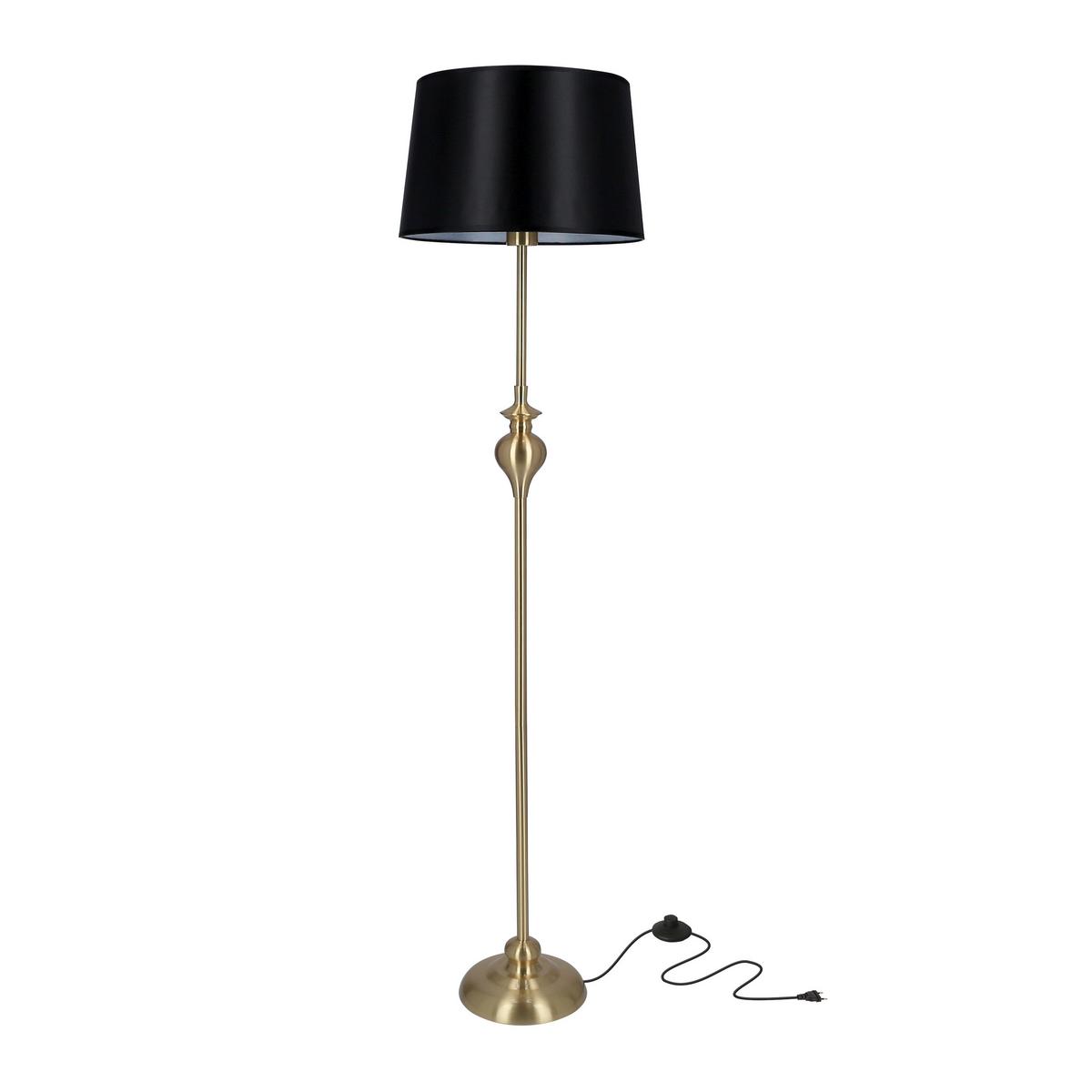 Stehleuchte Prima - Schwarz, KONVENTIONELL, Metall (35/35/135cm)