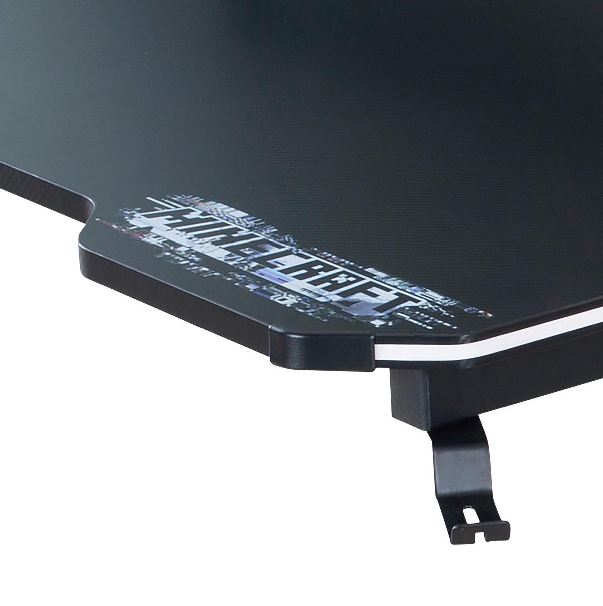 Gamingtisch Minecraft - Schwarz, MODERN, Holzwerkstoff/Metall (120/60/89,5cm) - Minecraft