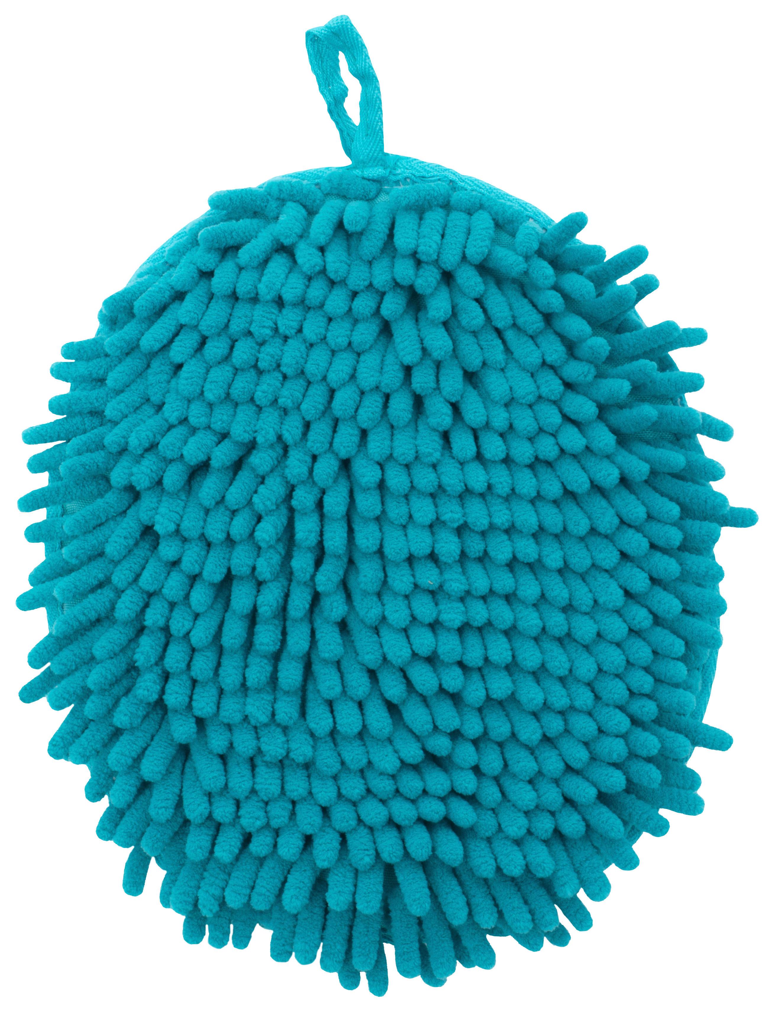 Putzhandschuh Floricia, Chenille, Grün, Saugfähig - Grün, KONVENTIONELL, Textil (20/28cm) - Ondega