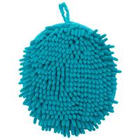 Putzhandschuh Floricia, Chenille, Grün, Saugfähig - Grün, KONVENTIONELL, Textil (20/28cm) - Ondega